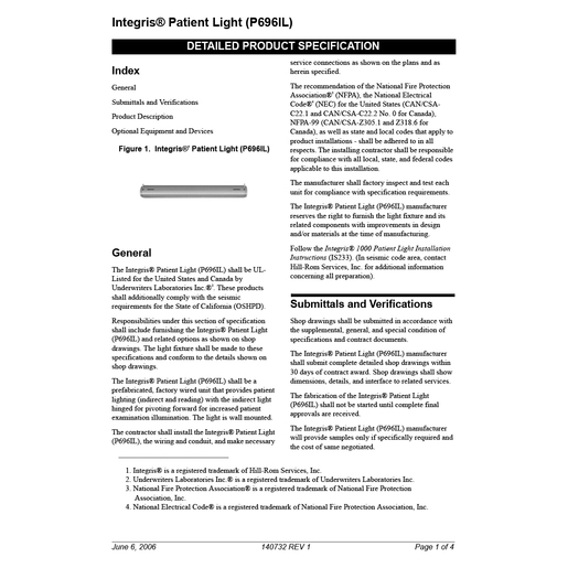 TDS, P696Il Integris Light TDS, P696Il Integris Light