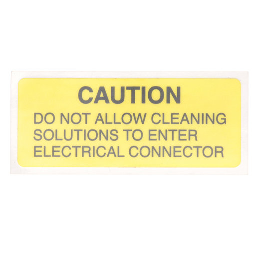 Label, Cleaning Caution Label, Cleaning Caution