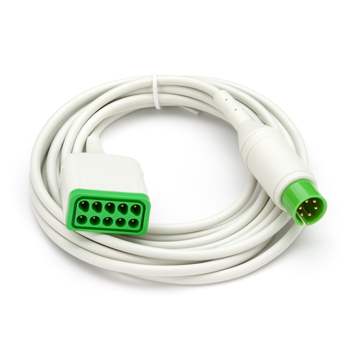ECG Lead Set, 5 Wire, Snap Ends, AHA Gray ECG Lead Set, 5 Wire, Snap Ends, AHA Gray